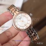 Perfect Replica Tissot Flamingo T094 26 MM Two Tone Rose Gold Siwss Quartz Women's Watch 
